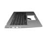 Teclado incl. topcase DE (alemán) negro/plateado original para Acer Swift 1 (SF114-34)