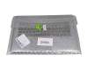 Teclado incl. topcase DE (alemán) negro/plateado original para Acer Swift 1 (SF114-34)