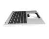 Teclado incl. topcase DE (alemán) negro/plateado original para Acer Swift Go 14 (SFG14-73)
