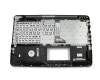 Teclado incl. topcase DE (alemán) negro/plateado original para Asus F555UB