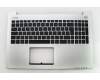 Teclado incl. topcase DE (alemán) negro/plateado original para Asus VivoBook S500CA