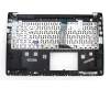 Teclado incl. topcase DE (alemán) negro/plateado original para Asus VivoBook S500CA