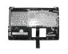 Teclado incl. topcase DE (alemán) negro/plateado original para Asus VivoBook S551LB