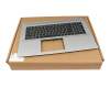Teclado incl. topcase DE (alemán) negro/plateado original para HP 470 G9