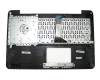 Teclado incl. topcase DE (alemán) negro/rojo original para Asus F554LD