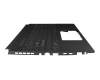 Teclado incl. topcase DE (alemán) negro/transparente/negro con retroiluminacion original para Asus FA507NU