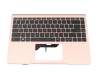 Teclado incl. topcase DE (alemán) original para MSI Modern 14 B11RBSW (MS-14D2)