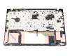 Teclado incl. topcase DE (alemán) original para MSI Modern 14 B11RBSW (MS-14D2)