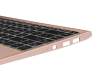 Teclado incl. topcase DE (alemán) original para MSI Modern 14 B11RBSW (MS-14D2)