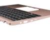 Teclado incl. topcase DE (alemán) original para MSI Modern 14 B11RBSW (MS-14D2)