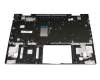 Teclado incl. topcase DE (alemán) plateado/plateado con retroiluminacion (DSC Grafik) original para HP Envy x360 15-ed0000