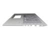 Teclado incl. topcase DE (alemán) plateado/plateado con retroiluminacion original para Asus VivoBook S15 S532FA