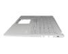 Teclado incl. topcase DE (alemán) plateado/plateado original para Asus ExpertBook P1 P1511CEA