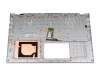 Teclado incl. topcase DE (alemán) plateado/plateado original para Asus VivoBook 15 F512FA