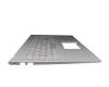 Teclado incl. topcase DE (alemán) plateado/plateado original para Asus VivoBook 17 X712EA