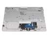 Teclado incl. topcase DE (alemán) plateado/plateado para HP 17-ca1000