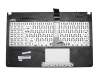 Teclado incl. topcase ES (espanol) negro/negro original para Asus F501U