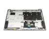 Teclado incl. topcase FR (francés) antracita/plateado original para Lenovo IdeaPad 3-17IML05 (81WC)