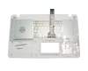 Teclado incl. topcase FR (francés) blanco/blanco original para Asus F751LD