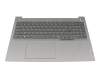 Teclado incl. topcase FR (francés) gris/canaso con retroiluminacion original para Lenovo ThinkBook 16 G8 IAL (21SK)