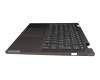 Teclado incl. topcase FR (francés) gris/canaso con retroiluminacion original para Lenovo Yoga C740-14IML (81TC)