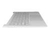Teclado incl. topcase FR (francés) gris/canaso con retroiluminacion original para Lenovo Yoga Slim 7 Pro 14IAP7 (82SV)