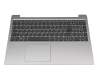 Teclado incl. topcase FR (francés) gris/plateado original para Lenovo IdeaPad 330S-15IKB (81F5/81JN)