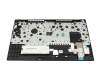 Teclado incl. topcase FR (francés) negro/negro con retroiluminacion y mouse stick original para Lenovo ThinkPad E15 Gen 2 (20TD/20TE)