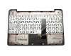 Teclado incl. topcase FR (francés) negro/plateado original para Asus Transformer Book T300LA