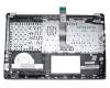 Teclado incl. topcase FR (francés) negro/plateado original para Asus VivoBook S551LB