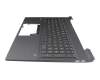 Teclado incl. topcase FR (francés) plateado/negro con retroiluminacion original para HP Victus 16-e1000