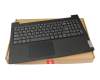 Teclado incl. topcase GR (griego) gris/negro original para Lenovo V15 G4 AMN (82YU)
