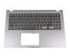 Teclado incl. topcase GR (griego) negro/canaso original para Asus VivoBook 15 X509FA