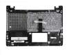 Teclado incl. topcase GR (griego) negro/plateado original para Asus K56CA