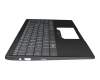 Teclado incl. topcase IT (italiano) gris/negro con retroiluminacion original para MSI Modern 14 B11MOU-861
