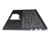 Teclado incl. topcase IT (italiano) gris/negro con retroiluminacion original para MSI Modern 14 B11MOU-861