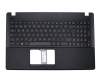 Teclado incl. topcase IT (italiano) negro/negro original para Asus F551CA