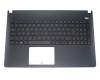Teclado incl. topcase SF (suiza-francés) negro/negro original para Asus X501A