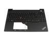 Teclado incl. topcase SP (español) negro/negro con retroiluminacion y mouse stick original para Lenovo ThinkPad E16 Gen 1 (Type 21JN)