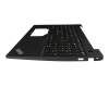 Teclado incl. topcase SP (español) negro/negro con retroiluminacion y mouse stick original para Lenovo ThinkPad E16 Gen 1 (Type 21JN)
