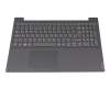 Teclado incl. topcase UK (Inglés) gris/canaso original para Lenovo V155-15API (81V5)