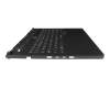 Teclado incl. topcase UK (Inglés) negro/plateado con retroiluminacion original para Lenovo Legion Pro 7 Gen 10 (83F5)