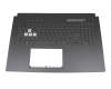 Teclado incl. topcase UK (Inglés) negro/transparente/negro con retroiluminacion original para Asus TUF Gaming A17 FA707RW