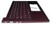 Teclado incl. topcase UK (Inglés) púrpura/púrpura con retroiluminacion original para Lenovo Yoga Slim 7-14ILL05 (82A1)