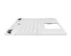 Teclado incl. topcase US (Inglés) blanco/blanco con retroiluminacion original para Lenovo Legion 7i 16IRX9 Gen 9 (83FD)