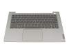 Teclado incl. topcase US (Inglés) gris/canaso con retroiluminacion original para Lenovo ThinkBook 14 G2 ITL (20VD)