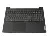 Teclado incl. topcase US (Inglés) gris/negro original para Lenovo V15 G2 IJL (82QY)