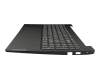 Teclado incl. topcase US (Inglés) gris/negro original para Lenovo V15 G2 IJL (82QY)