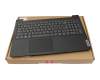 Teclado incl. topcase US (Inglés) gris/negro original para Lenovo V15 G2 IJL (82QY)