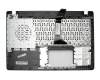 Teclado incl. topcase US (Inglés) negro/canaso original para Asus A550VC